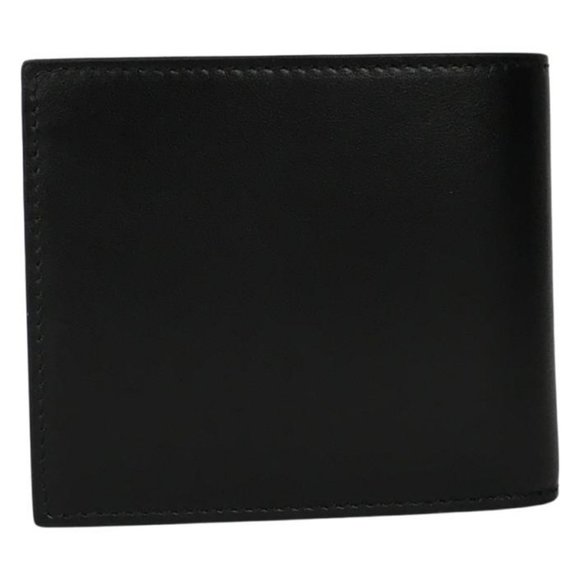 Gucci Men's Bifold Wallet Graphic Embosse Blade Logo Embroidery Sz S Black DM - Picture 4 of 5